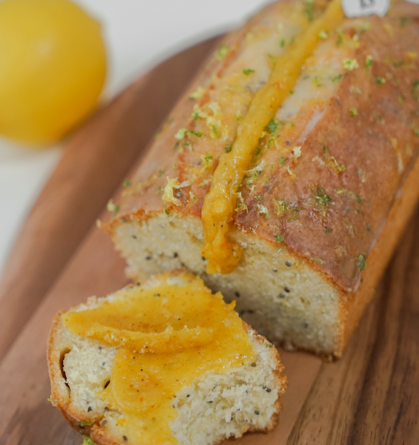 Lemon Chia Seed Loaf with house Batak Berry Citrus Marmalade 🍋